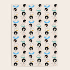 Retro Ladies Pattern Poster Gallery Image 4