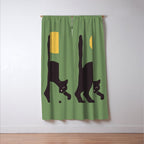 Angry Cat Window Curtain Gallery Image 3
