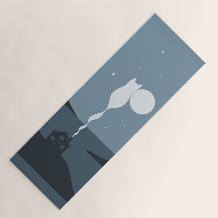 Cat Landscape 45 Yoga Mat Gallery Image 1