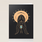 Desert Angel in Peach & Grey Stationery Card Gallery Image 2