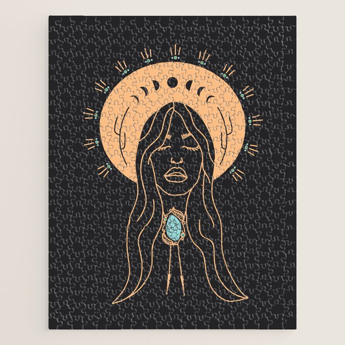 Desert Angel in Peach & Grey Jigsaw Puzzle Gallery Image 1
