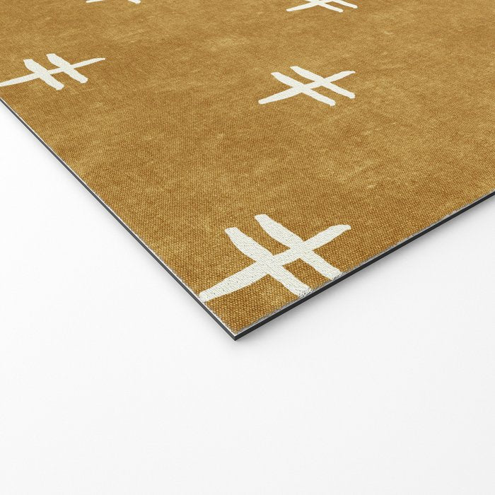 double cross on mustard  Welcome Mat Gallery Image 2