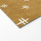 double cross on mustard  Welcome Mat Gallery Image 2