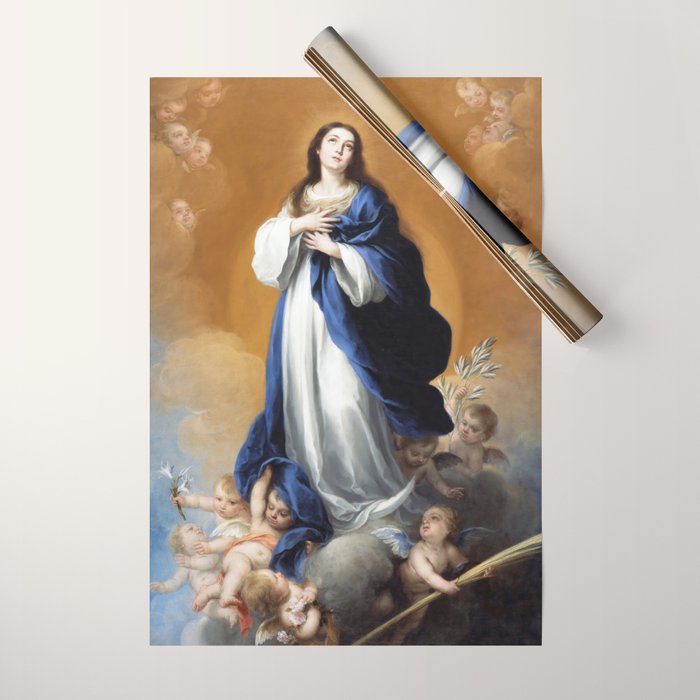 The Immaculate Conception Wrapping Paper Gallery Image 1