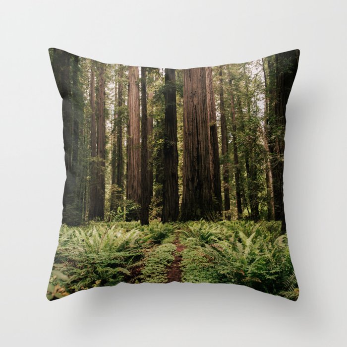 Redwood Trail Throw Pillow Gallery Image 1