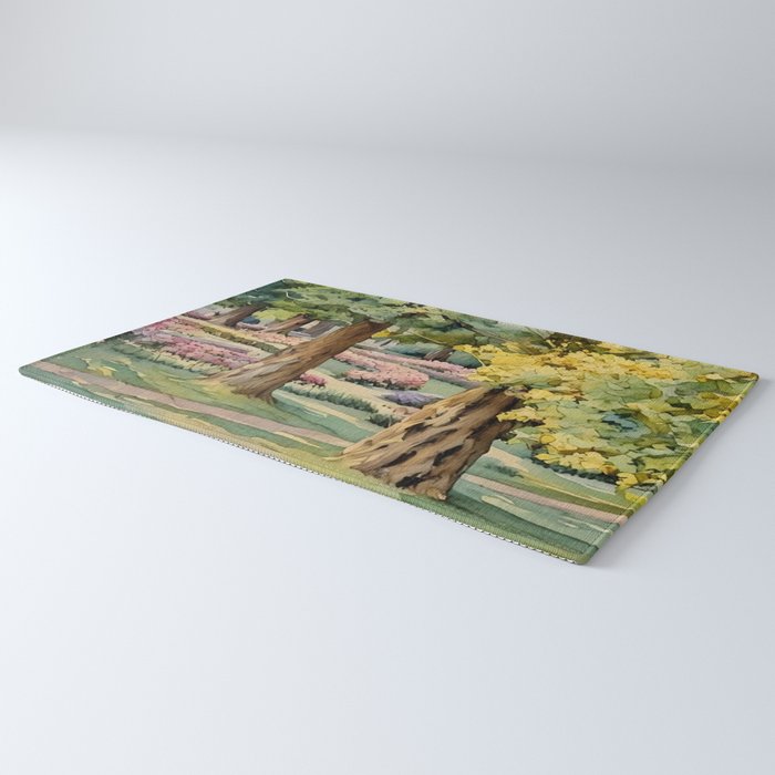 A beautiful day at the park Rug Gallery Image 3