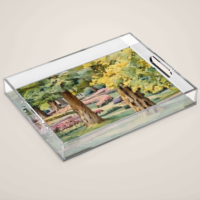 A beautiful day at the park Acrylic Tray Gallery Image 1