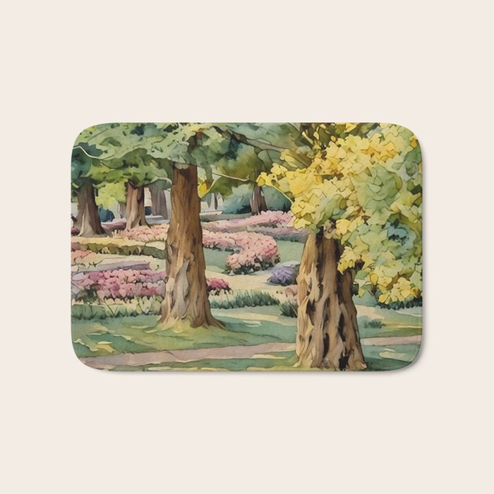 A beautiful day at the park Bath Mat Gallery Image 1