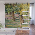 A beautiful day at the park Wall Mural Gallery Image 1