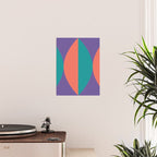 Passion Flower Geometry Poster Gallery Image 2