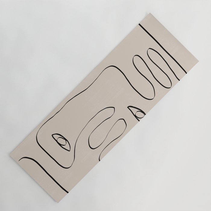Her, Abstract Face Yoga Mat Gallery Image 1