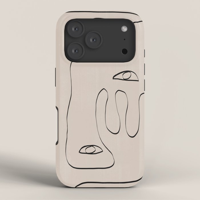 Her, Abstract Face iPhone Case Gallery Image 3