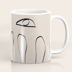 Her, Abstract Face Coffee Mug Gallery Image 1