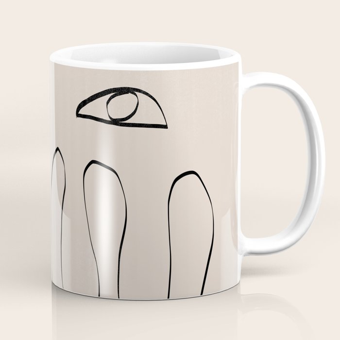 Her, Abstract Face Coffee Mug Gallery Image 1