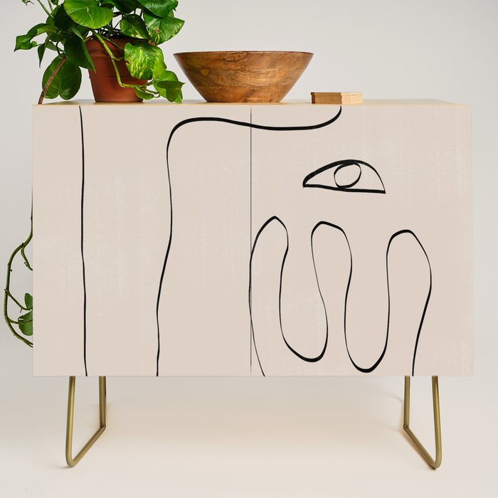 Her, Abstract Face Credenza Gallery Image 1