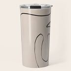 Her, Abstract Face Travel Mug Gallery Image 1