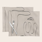 Her, Abstract Face Placemat Gallery Image 1