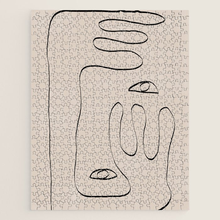 Her, Abstract Face Jigsaw Puzzle Gallery Image 1
