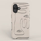 Her, Abstract Face iPhone Case Gallery Image 1