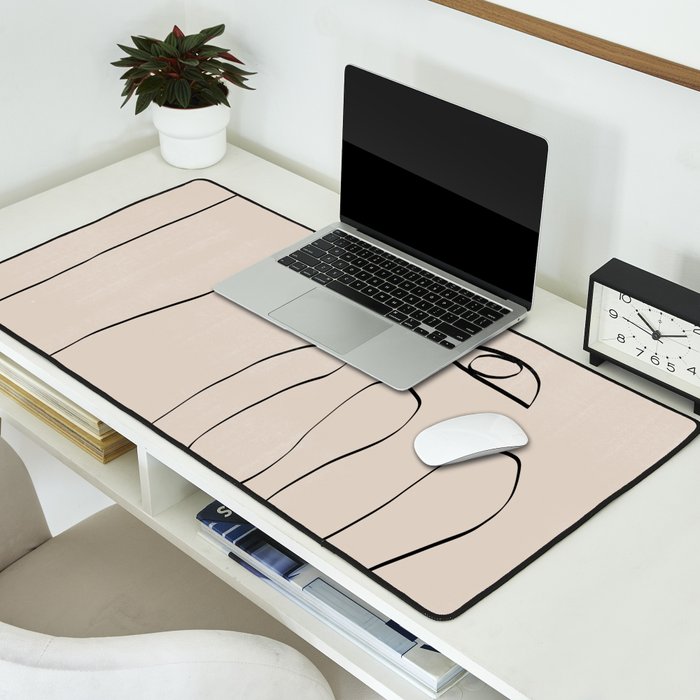 Her, Abstract Face Desk Mat Gallery Image 2