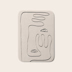 Her, Abstract Face Bath Mat Gallery Image 1