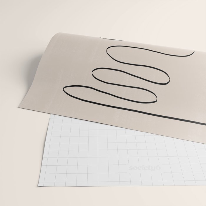 Her, Abstract Face Wrapping Paper Gallery Image 2