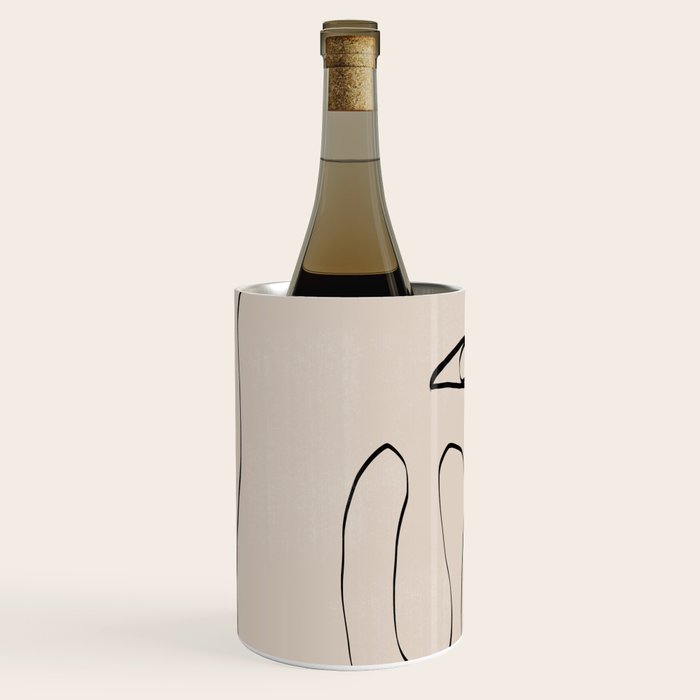 Her, Abstract Face Wine Chiller Gallery Image 1