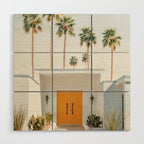 Palm Springs Wood Wall Art Gallery Image 1