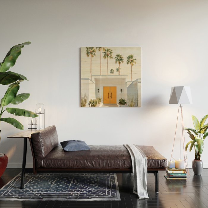 Palm Springs Wood Wall Art Gallery Image 2