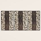 Kuba Congo Central African Wraparound Skirt Print 2 Desk Mat Gallery Image 3