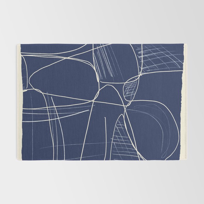 Minimal Abstract Line Art 14 Rug Gallery Image 2