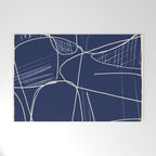 Minimal Abstract Line Art 14 Welcome Mat Gallery Image 1