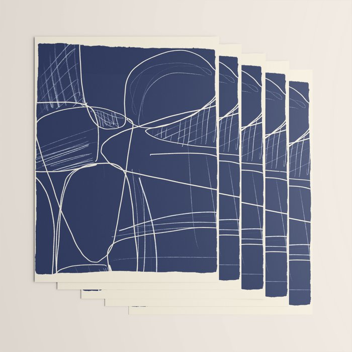 Minimal Abstract Line Art 14 Wrapping Paper Gallery Image 3