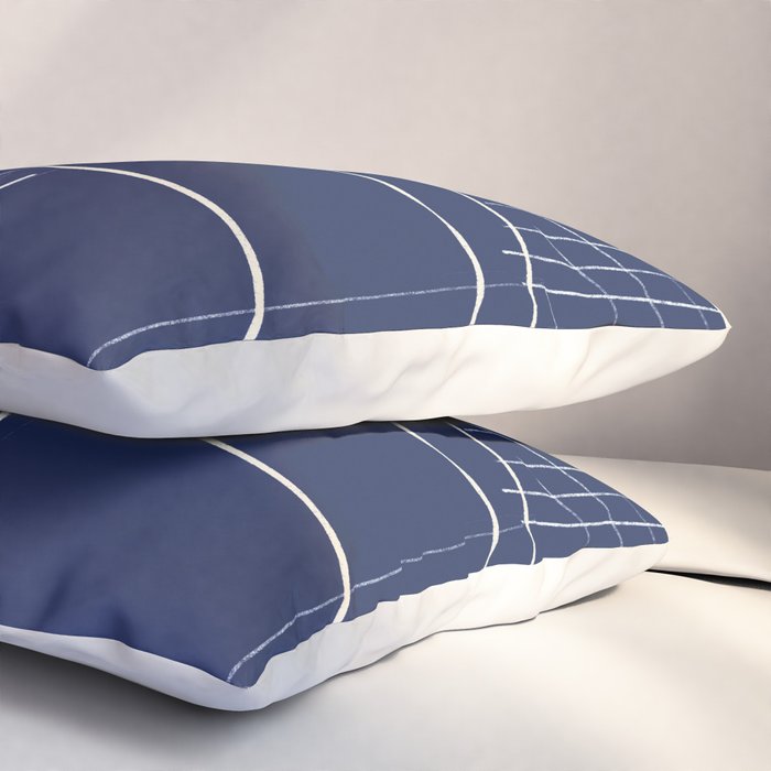 Minimal Abstract Line Art 14 Pillow Sham Gallery Image 3