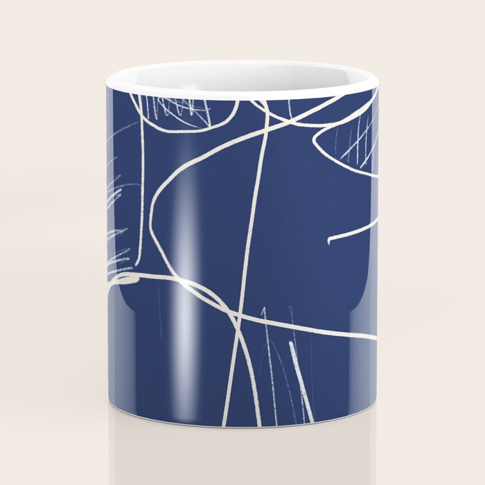 Minimal Abstract Line Art 14 Coffee Mug Gallery Image 4