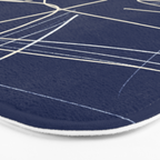 Minimal Abstract Line Art 14 Bath Mat Gallery Image 3
