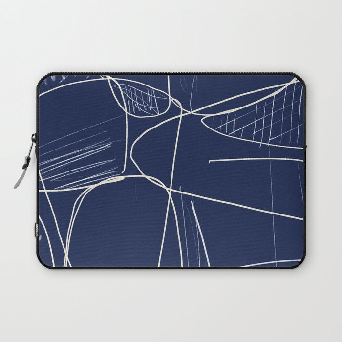 Minimal Abstract Line Art 14 Laptop Sleeve Gallery Image 1