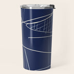 Minimal Abstract Line Art 14 Travel Mug Gallery Image 2