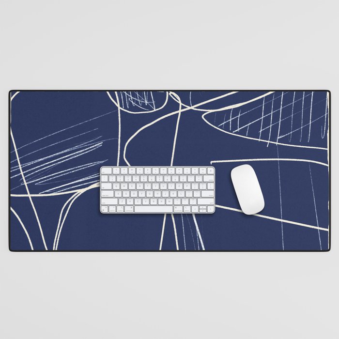 Minimal Abstract Line Art 14 Desk Mat Gallery Image 1