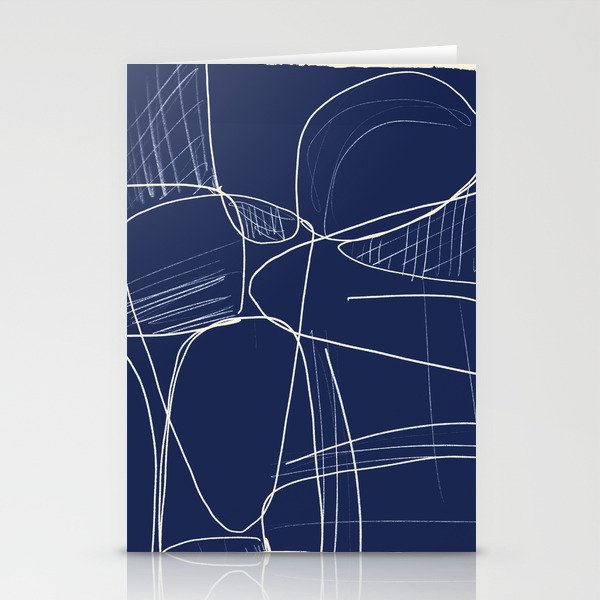 Minimal Abstract Line Art 14 Stationery Card Gallery Image 2