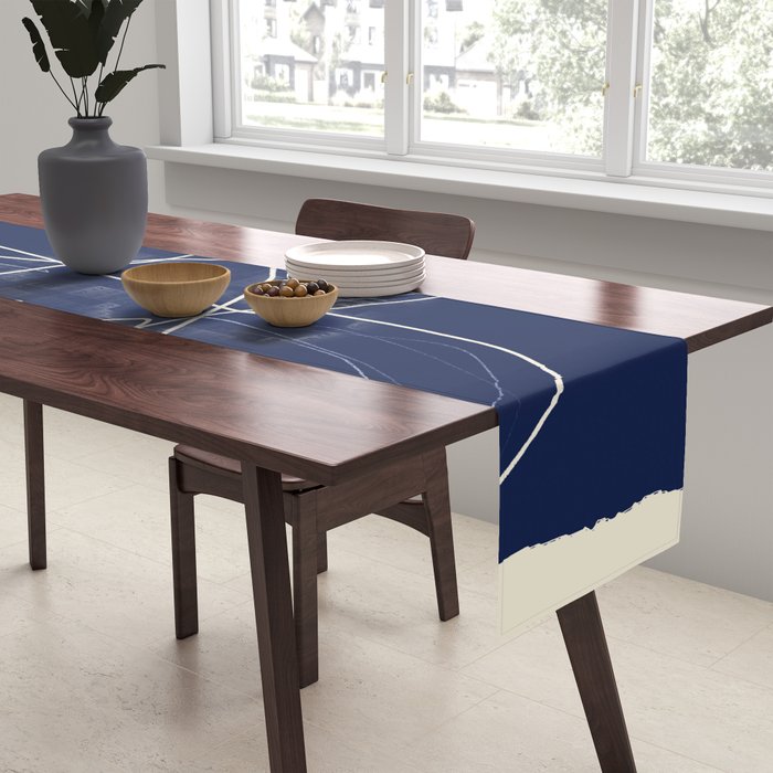 Minimal Abstract Line Art 14 Table Runner Gallery Image 2