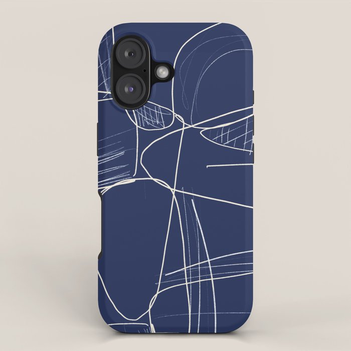 Minimal Abstract Line Art 14 iPhone Case Gallery Image 1