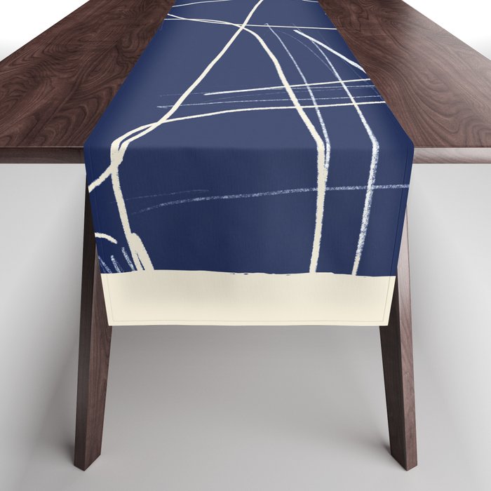 Minimal Abstract Line Art 14 Table Runner Gallery Image 1