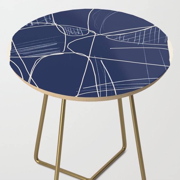 Minimal Abstract Line Art 14 Side Table Gallery Image 2