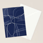 Minimal Abstract Line Art 14 Stationery Card Gallery Image 2