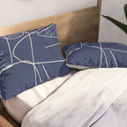 Minimal Abstract Line Art 14 Pillow Sham Gallery Image 2