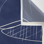 Minimal Abstract Line Art 14 Wall Tapestry Gallery Image 3