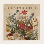 SAGITARIUS Wood Wall Art Gallery Image 1