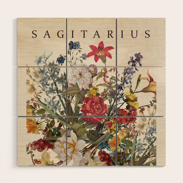 SAGITARIUS Wood Wall Art Gallery Image 1