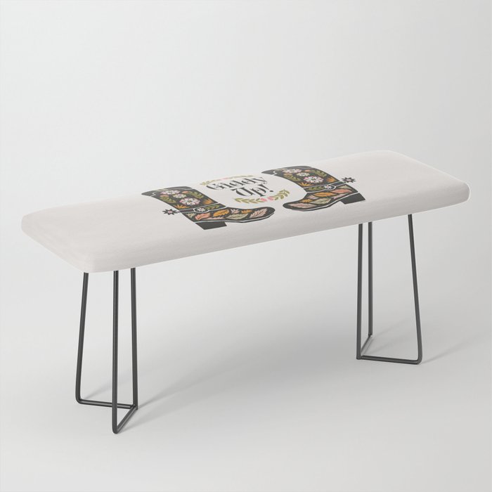 Giddy Up - Cowgirl Boot Bench Gallery Image 1